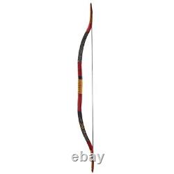 15-50lbs Traditional Recurve Bow Archery Mongolian Style Horsebow Hunting Target