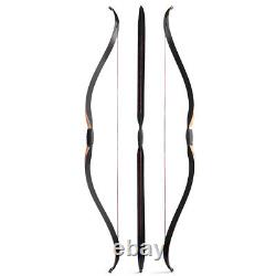 15-50lbs Traditional Recurve Bow Hunting Horsebow Longbow Mongolian Archery