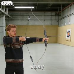 18.14kg/40lbs Takedown Recurve Bow Wooden Right Hand Recurve Bow Recurve Bow Kit