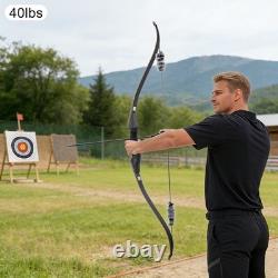 18.14kg/40lbs Takedown Recurve Bow Wooden Right Hand Recurve Bow Recurve Bow Kit