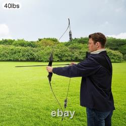 18.14kg/40lbs Takedown Recurve Bow Wooden Right Hand Recurve Bow Recurve Bow Kit