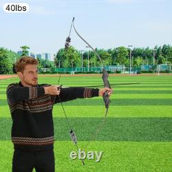 18.14kg/40lbs Takedown Recurve Bow Wooden Right Hand Recurve Bow Recurve Bow Kit