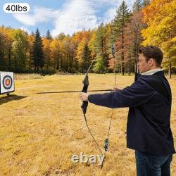 18.14kg/40lbs Takedown Recurve Bow Wooden Right Hand Recurve Bow Recurve Bow Kit