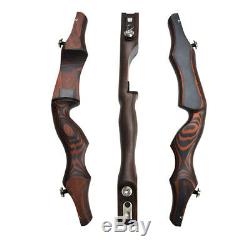 19 Wooden ILF Recurve Bow Riser Handle Archery Takedown American Hunting RH