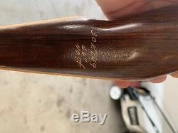 1953 Vintage Fred Bear Kodiak Special Recurve Bow, RH, 40#, 66. Great cond