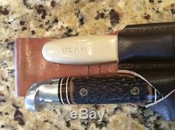 1960s BEAR Archery BEAR BOWHUNTER KNIFE AND FILE SET ORIGINAL