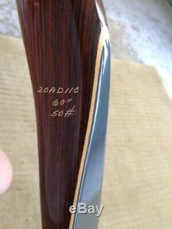 1962 Bear Kodiak Recurve Bow, RH, 50# Incredible