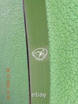 1965-67 Wing Nighthawk Recurve bow 60', 30#, green limbs, no string