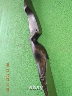 1965-67 Wing Nighthawk Recurve bow 60', 30#, green limbs, no string