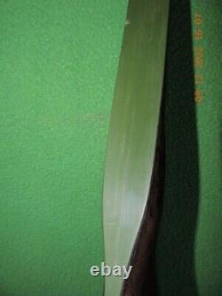 1965-67 Wing Nighthawk Recurve bow 60', 30#, green limbs, no string