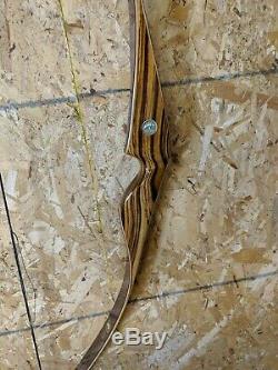 1965 Bear Archery Grizzly ZEBRAWOOD Recurve Bow Right Hand 58 40# RARE! Beauty