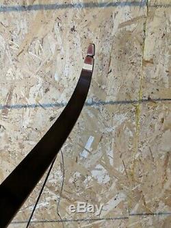 1965 Bear Archery Grizzly ZEBRAWOOD Recurve Bow Right Hand 58 40# RARE! Beauty