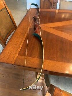 1970s Browning Explorer II Rosewood Recurve Bow 62 41# Beautiful Bow