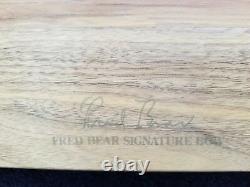 1982 VINTAGE FRED BEAR Signature Bow in Original Wooden Display Case