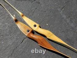 2 Bows. Recurve Archery Bow. Damon Howatt, Coronado & Cavalier, Vintage