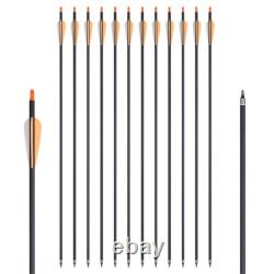 20-40lbs Archery 66 Takedown Recurve Bow Aluminum Alloy Riser Carbon Arrows