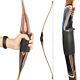 20-55ibs 58 Archery Triangle Bow Takedown Traditional Longbow Horsebow Hunting