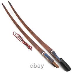 20-55Ibs 58 Archery Triangle Bow Takedown Traditional Longbow Horsebow Hunting