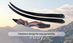 20-55lbs Archery Takedown Traditional 60 Recurve Bow Set Outdoor Hunting Bow