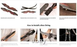20-55lbs Archery Takedown Traditional 60 Recurve Bow Set Outdoor Hunting Bow