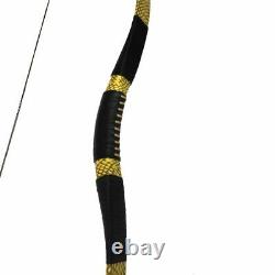 20-85lbs Traditional Recurve Bow Longbow Mongolian Horsebow Archery Hunting 55