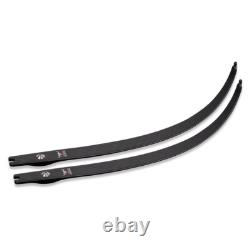 22-50lbs 68 @25 Nika Archery Recurve Bow Limb N3 Carbon 55% With Small BULL Logo