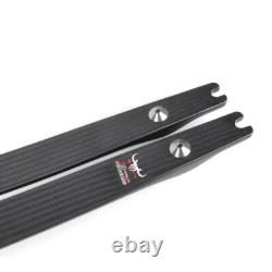 22-50lbs 68 @25 Nika Archery Recurve Bow Limb N3 Carbon 55% With Small BULL Logo
