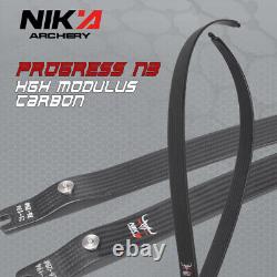 22-50lbs 68 N3 Recurve Bow Limbs 55% Carbonfibre Content Bow Accessories Nika