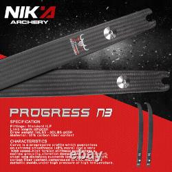 22-50lbs 68 N3 Recurve Bow Limbs 55% Carbonfibre Content Bow Accessories Nika