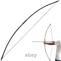 25-100lbs English Longbow 67 Straight Bow Traditional Archery Hunting Target