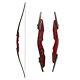 25-50lbs 64 Inch Takedown Recurve Bow Longbow Wooden Riser Archery Hunting