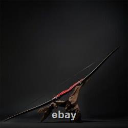 25-50LBS 64 Inch Takedown Recurve Bow Longbow Wooden Riser Archery Hunting
