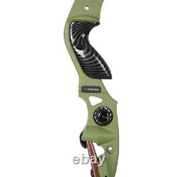 25-60#Archery 62 ILF Recurve Bow 19 Riser / Laminated Limbs for Hunting Target