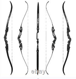 25-60# Archery 62 ILF Recurve Bow with Laminated Limbs for Competition/Hunting