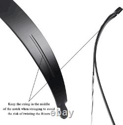 25-60lbs Archery 62 ILF Recurve Bow for Adult Hunting & Competition Athletic