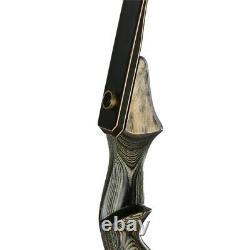 30-50lb Archery 60 Laminated Hunting Recurve Bow Wooden Riser Right Hand Target