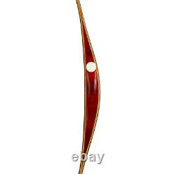 30-50lb Archery Laminated Wooden Traditional Recurve Bow Longbow Hunting Target
