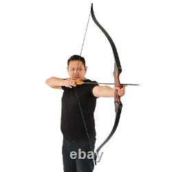 30-50lbs 60 Archery Laminated Takedown Hunting Recurve Bow Set Target Shooting