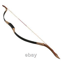 30-50lbs Archery Hunting Recurve Bow Mongolian Horse Bow & Bow Case Arrow Quiver
