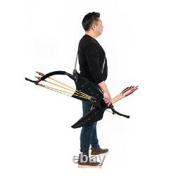 30-50lbs Archery Hunting Recurve Bow Mongolian Horse Bow & Bow Case Arrow Quiver