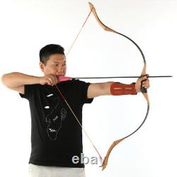 30-50lbs Archery Hunting Recurve Bow Mongolian Horse Bow & Bow Case Arrow Quiver