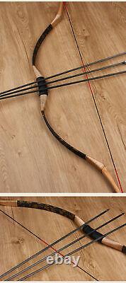 30-50lbs Traditional Recurve Bow Archery Hunting Longbow Mongolian Horsebow