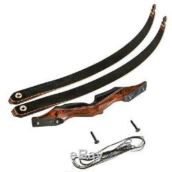 30-60LBS 58 Laminated Wooden Archery Takedown Recurve Bow Outdoor Hunting Bow
