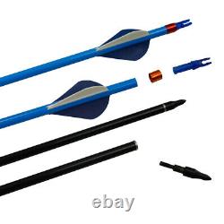 30-60lb Archery 57 Takedown Recurve Bow Set Kits Hunting Arrows Quiver RH Adult