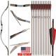 30-70lb Traditional Recurve Bow Mongolian Horse Bow Archery Handmade Hunting Bow