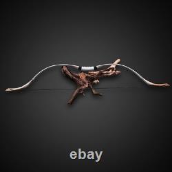 30-70lb Traditional Recurve Bow Mongolian Horse Bow Archery Handmade Hunting Bow