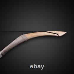 30-70lb Traditional Recurve Bow Mongolian Horse Bow Archery Handmade Hunting Bow