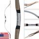 30-70lbs Handmade White Cowhide Traditional Recurve Bow Hunting Archery Horsebow