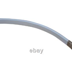 30-70lbs Handmade White Cowhide Traditional Recurve Bow Hunting Archery Horsebow