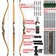 30'' Archery Recurve Bow Set 20-60lbs Takedown Bamboo Core Limbsshooting Target